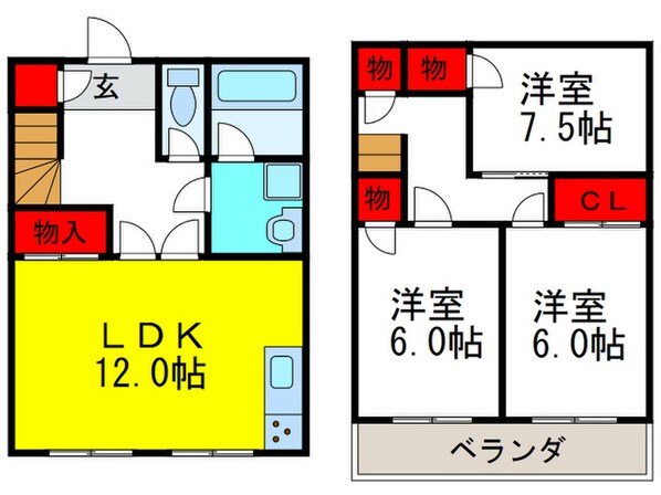 ニュ－ライフ千里の物件間取画像